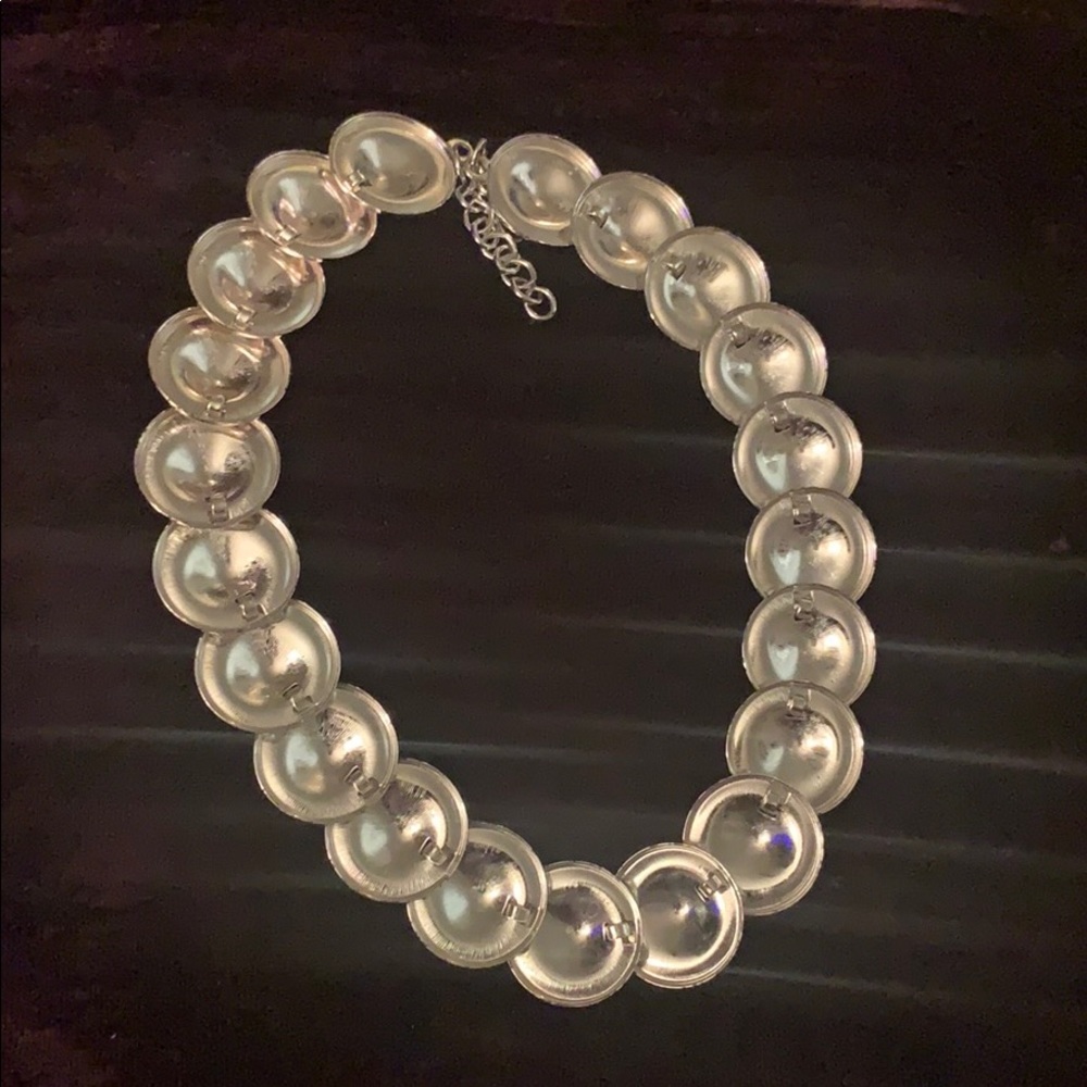 Monet silver necklace very pretty - Picture 4 of 4